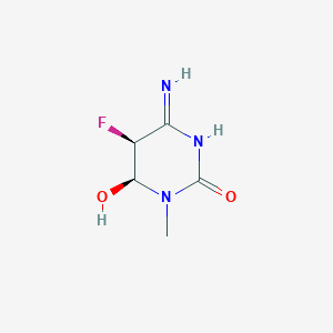 (5S,6S)-4-Amino-5-fluoro-6-hydroxy-1-methyl-5,6-dihydropyrimidin-2(1H)-one