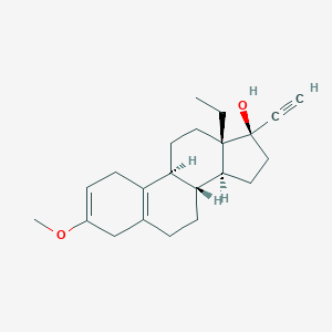 molecular formula C22H30O2 B116883 (8R,9S,13S,14S,17R)-13-ethyl-17-ethynyl-3-methoxy-4,6,7,8,9,11,12,14,15,16-decahydro-1H-cyclopenta[a]phenanthren-17-ol CAS No. 14507-51-8