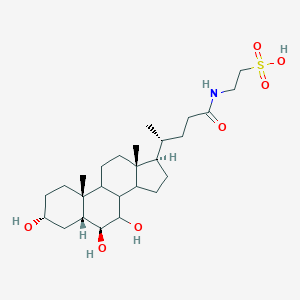 molecular formula C26H45NO7S B116893 牛磺酸-α-熊去氧胆酸 CAS No. 25696-60-0