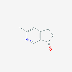 molecular formula C9H9NO B116901 3-Methyl-5H-cyclopenta[C]pyridin-7(6H)-one CAS No. 147646-27-3