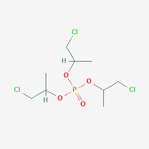 molecular formula C9H18Cl3O4P B116902 Tris(1-chloro-2-propyl) phosphate CAS No. 13674-84-5