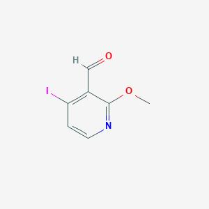 molecular formula C7H6INO2 B116927 4-Iodo-2-methoxynicotinaldehyde CAS No. 158669-26-2
