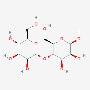 molecular formula C13H24O11 B116930 Methyl 4-O-alpha-D-mannopyranosyl-beta-D-mannopyranoside CAS No. 143732-03-0