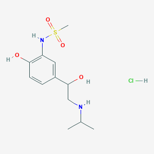 molecular formula C12H21ClN2O4S B116935 索特伦醇盐酸盐 CAS No. 14816-67-2