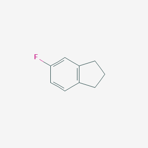molecular formula C9H9F B116938 5-Fluoro-2,3-dihydro-1H-indene CAS No. 37530-82-8