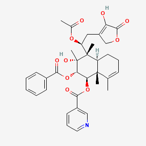 molecular formula C35H39NO10 B1169386 Scutebata B CAS No. 1207181-58-5