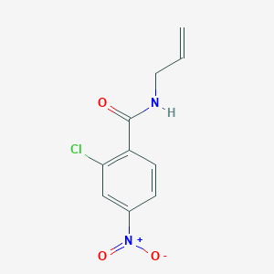 molecular formula C10H9ClN2O3 B11693977 N-Allyl-2-chloro-4-nitrobenzamide CAS No. 304887-50-1