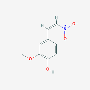molecular formula C9H9NO4 B116942 2-Methoxy-4-(2-nitrovinyl)phenol CAS No. 6178-42-3