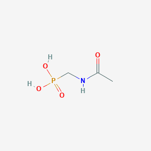molecular formula C3H8NO4P B116943 N-ACETYLAMINOMETHYLPHOSPHONATE CAS No. 57637-97-5