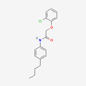 molecular formula C18H20ClNO2 B11694306 N-(4-butylphenyl)-2-(2-chlorophenoxy)acetamide 