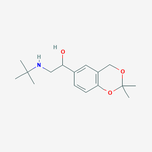 molecular formula C16H25NO3 B116949 沙丁胺醇丙酮酸酯 CAS No. 54208-72-9