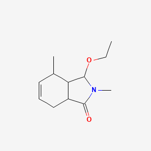 molecular formula C12H19NO2 B1169495 3-ethoxy-2,4-dimethyl-3a,4,7,7a-tetrahydro-3H-isoindol-1-one CAS No. 116072-11-8