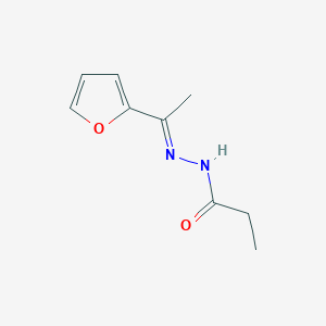 molecular formula C9H12N2O2 B1169511 N'-(1-(Furan-2-yl)ethylidene)propionohydrazide CAS No. 113906-31-3