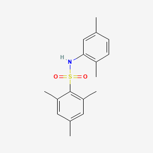 molecular formula C17H21NO2S B11695119 N-(2,5-dimethylphenyl)-2,4,6-trimethylbenzenesulfonamide 