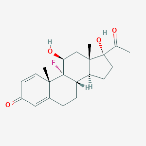 molecular formula C21H27FO4 B116953 Desmethyl Fluorometholone CAS No. 426-20-0
