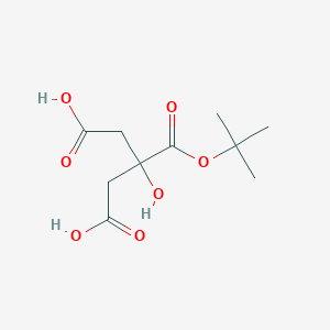 molecular formula C10H16O7 B116961 3-(tert-Butoxycarbonyl)-3-hydroxypentanedioic acid CAS No. 114340-52-2