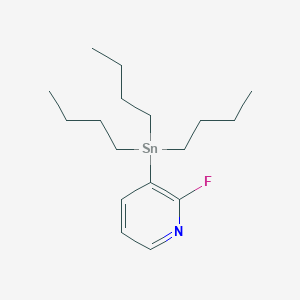 molecular formula C17H30FNSn B116964 2-Fluoro-3-(tributylstannyl)pyridine CAS No. 155533-81-6