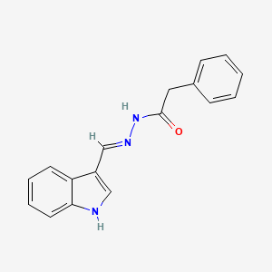 molecular formula C17H15N3O B11696569 Antiproliferative agent-16 