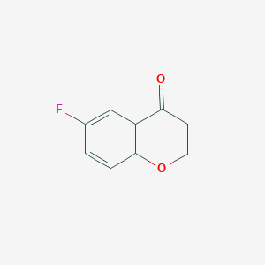molecular formula C9H7FO2 B116969 6-Fluorochroman-4-one CAS No. 66892-34-0