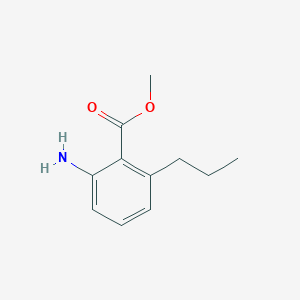 molecular formula C11H15NO2 B116972 Methyl 2-amino-6-propylbenzoate CAS No. 147494-22-2