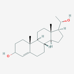 molecular formula C21H34O2 B116974 (8S,9S,10R,13S,14S,17S)-17-[(1S)-1-Hydroxyethyl]-10,13-dimethyl-2,3,6,7,8,9,11,12,14,15,16,17-dodecahydro-1H-cyclopenta[a]phenanthren-3-ol CAS No. 28507-76-8