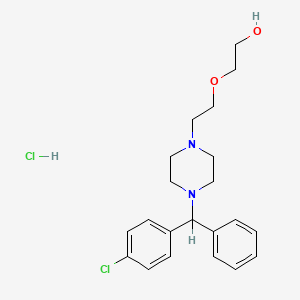 molecular formula C21H29Cl3N2O2 B1169777 Hydroxyzine Hydrochloride CAS No. 163837-38-5