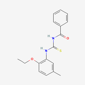 molecular formula C17H18N2O2S B1169796 N-[(2-ethoxy-5-methylphenyl)carbamothioyl]benzamide 