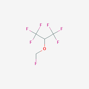 molecular formula C4H3F7O B116992 Sevoflurane CAS No. 28523-86-6