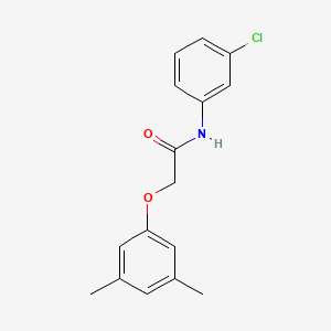 molecular formula C16H16ClNO2 B11699265 N-(3-chlorophenyl)-2-(3,5-dimethylphenoxy)acetamide 