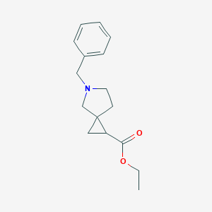 B117004 5-Azaspiro[2.4]heptane-1-carboxylicacid, 5-(phenylmethyl)-, ethyl ester CAS No. 150543-42-3