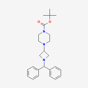 Tert-butyl 4-[1-(diphenylmethyl)azetidin-3-yl]piperazine-1-carboxylate