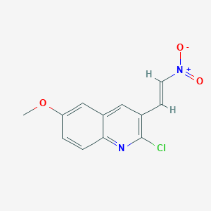 molecular formula C12H9ClN2O3 B1170052 E-2-Chloro-6-methoxy3-(2-nitro)vinylquinoline CAS No. 182050-23-3