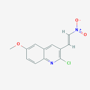 2-Chloro-6-methoxy-3-(2-nitrovinyl)quinoline