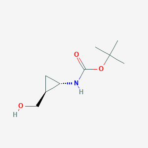 tert-butyl N-[(1S,2S)-2-(hydroxymethyl)cyclopropyl]carbamate