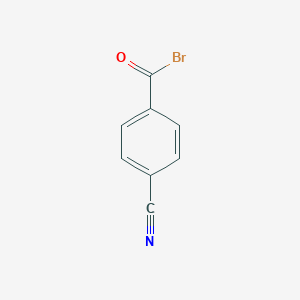 molecular formula C8H4BrNO B117013 4-Cyanobenzoyl bromide CAS No. 151093-43-5