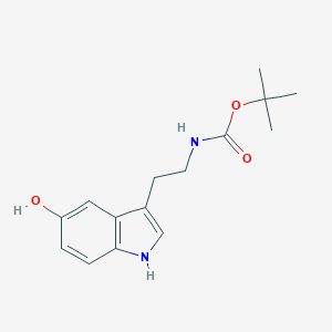 molecular formula C15H20N2O3 B117018 tert-butyl 2-(5-hydroxy-1H-indol-3-yl)ethylcarbamate CAS No. 53157-48-5