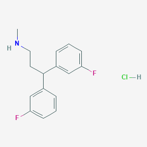 molecular formula C16H18ClF2N B117021 Delucemine Hydrochloride CAS No. 186495-99-8