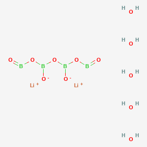 molecular formula B4H6Li2O10 B1170301 Lithium tetraborate pentahydrate CAS No. 12007-61-3