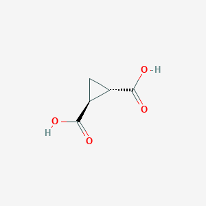 molecular formula C5H6O4 B117036 (1S,2S)-cyclopropane-1,2-dicarboxylic acid CAS No. 14590-54-6