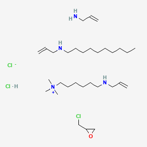 molecular formula (C13H27N)n.(C12H27ClN2)n.(C3H7N)n.(C3H5ClO)n.xHCl B1170362 Colesevelam CAS No. 182815-44-7