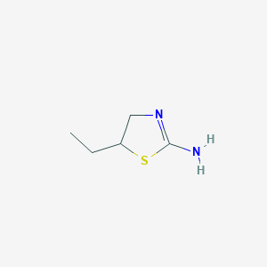 molecular formula C5H10N2S B011704 5-Ethyl-4,5-dihydro-1,3-thiazol-2-amine CAS No. 108851-53-2