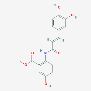 molecular formula C17H15NO6 B117043 Avenanthramide-C methyl ester CAS No. 955382-52-2