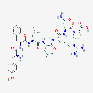 molecular formula C45H67N11O10 B117046 YFLLRNP CAS No. 149440-16-4