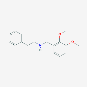 molecular formula C17H21NO2 B011705 (2,3-Dimethoxy-benzyl)-phenethyl-amine CAS No. 101582-36-9