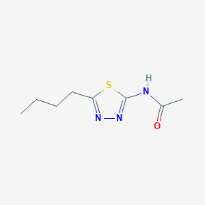 molecular formula C8H13N3OS B11705451 N-(5-butyl-1,3,4-thiadiazol-2-yl)acetamide 