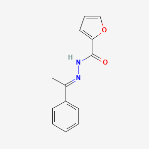 molecular formula C13H12N2O2 B11705950 N'-[(1E)-1-phenylethylidene]furan-2-carbohydrazide 