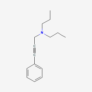 molecular formula C15H21N B11706228 (3-Phenyl-prop-2-ynyl)-dipropyl-amine 