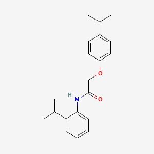 molecular formula C20H25NO2 B11706776 2-[4-(propan-2-yl)phenoxy]-N-[2-(propan-2-yl)phenyl]acetamide 