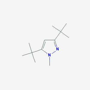 molecular formula C12H22N2 B117068 1-Methyl-3,5-di-t-butylpyrazole CAS No. 141665-18-1