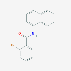 molecular formula C17H12BrNO B11707351 Benzamide, N-(1-naphthyl)-2-bromo- 